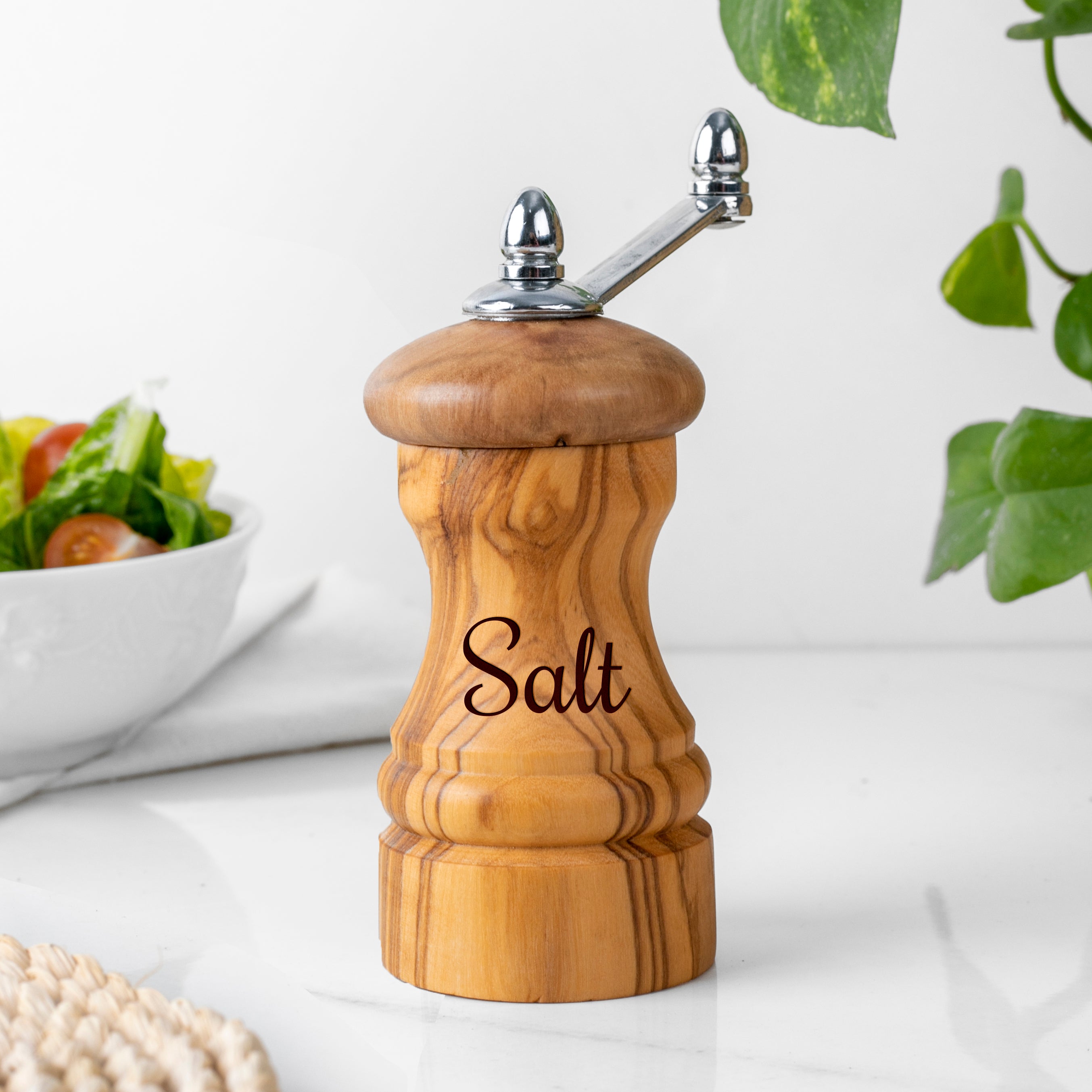 Pepper Grinder Olive Wood - ArtisRaw